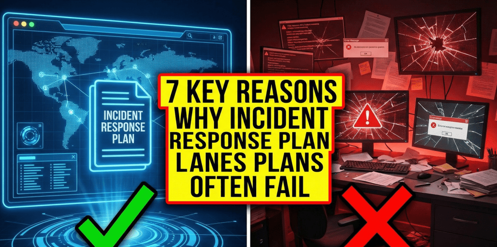 Discover the 7 top reasons why cybersecurity incident response plans fail. From unclear roles to lack of testing, learn how to build a robust defense strategy